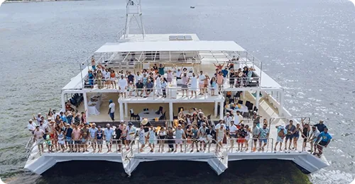 Live animation and music during the cruise